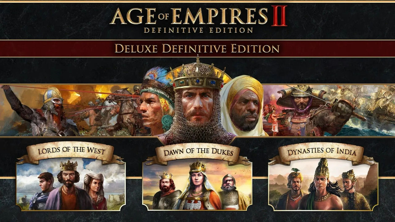 帝国时代II：决定版-豪华扩充捆绑包 帝国时代2 Age of Empires II Definitive Edition v104954 整合全部DLC 免安装中文重置决定版[32.56GB]【B1447】