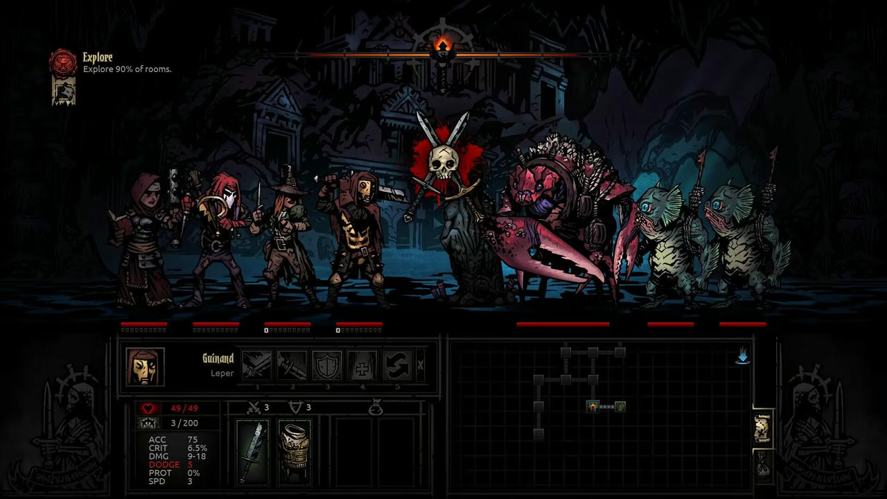 暗黑地牢：猩红版 Darkest Dungeon：Crimson Edition Build.25807.20250221+DLC腥红宫廷 免安装中文版[3.78GB]【B4739】