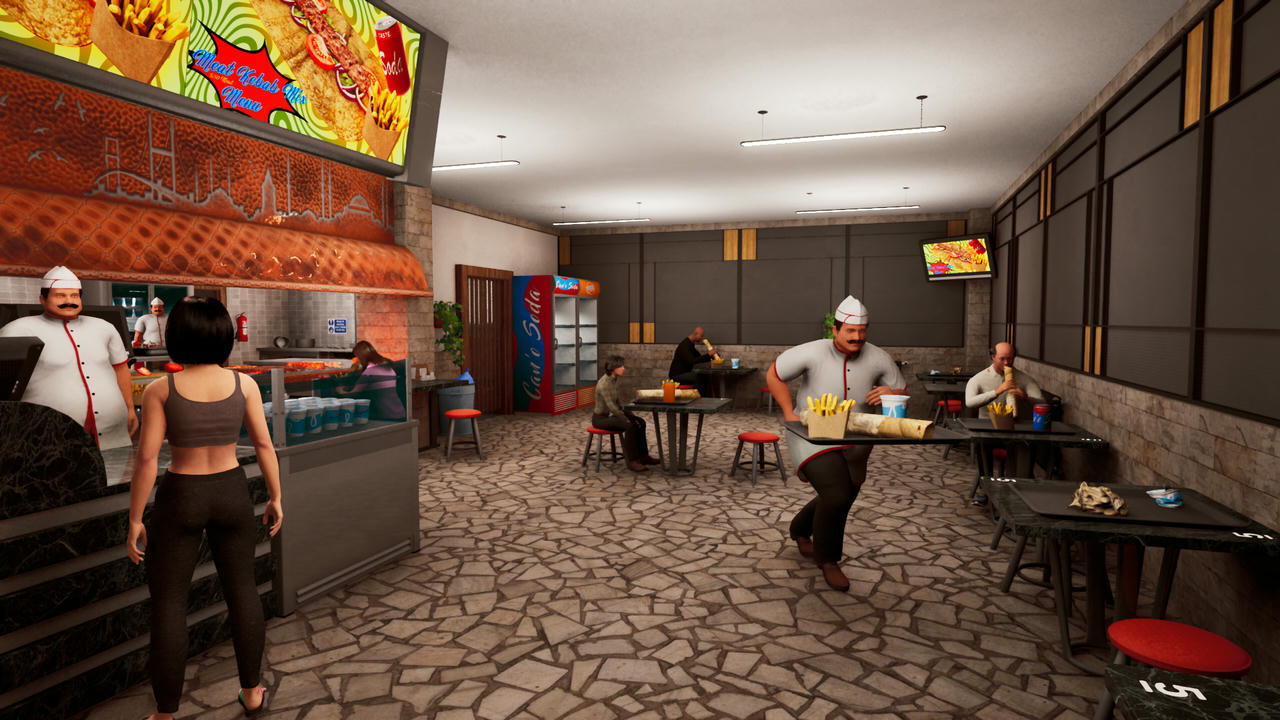卷饼店模拟器 Wrap House Simulator 拉瓦什店模拟器 v1.0.20250530 免安装中文版[3.70G】【B5358】
