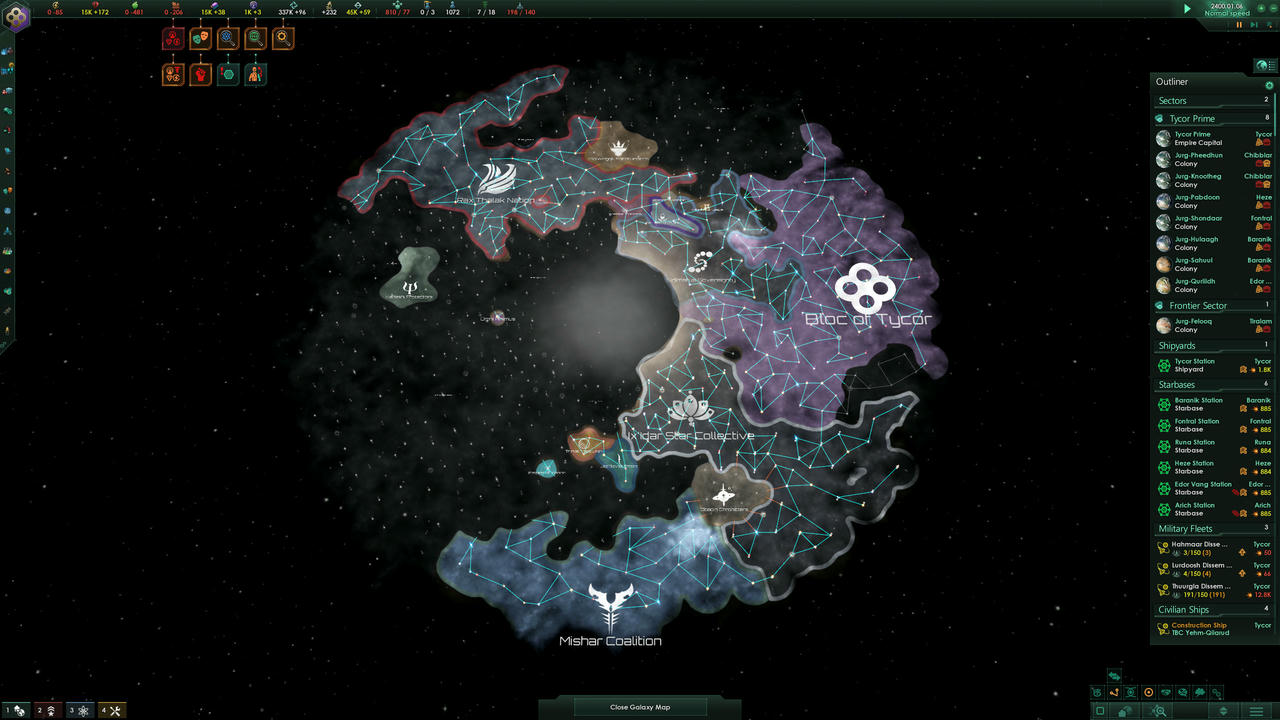 群星：银河版 Stellaris：Galaxy Edition V4.0.21.20250618+全DLC+修改器 免安装中文版[23.8GB]【B5438】
